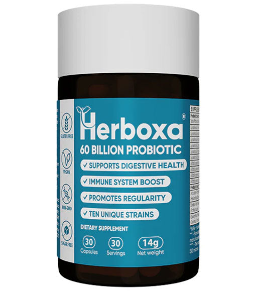 Herboxa Probiotic 60 Billion 60 capsules with 10 probiotic strains