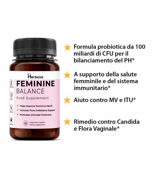 Feminine Balance - L'ultimo integratore per la salute femminile di Herboxa